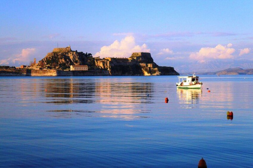 The Old Fortress seen from Garitsa Bay 2