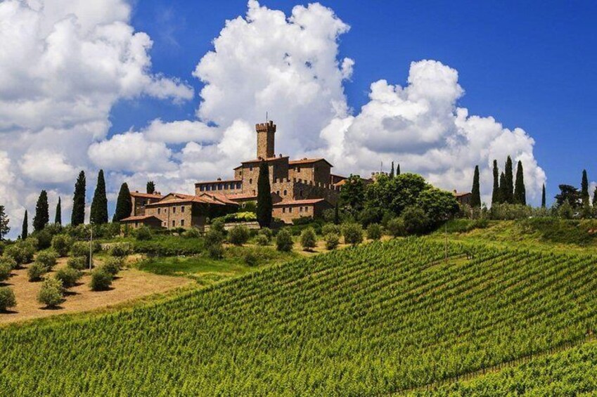 Castle Banfi in Montalcino