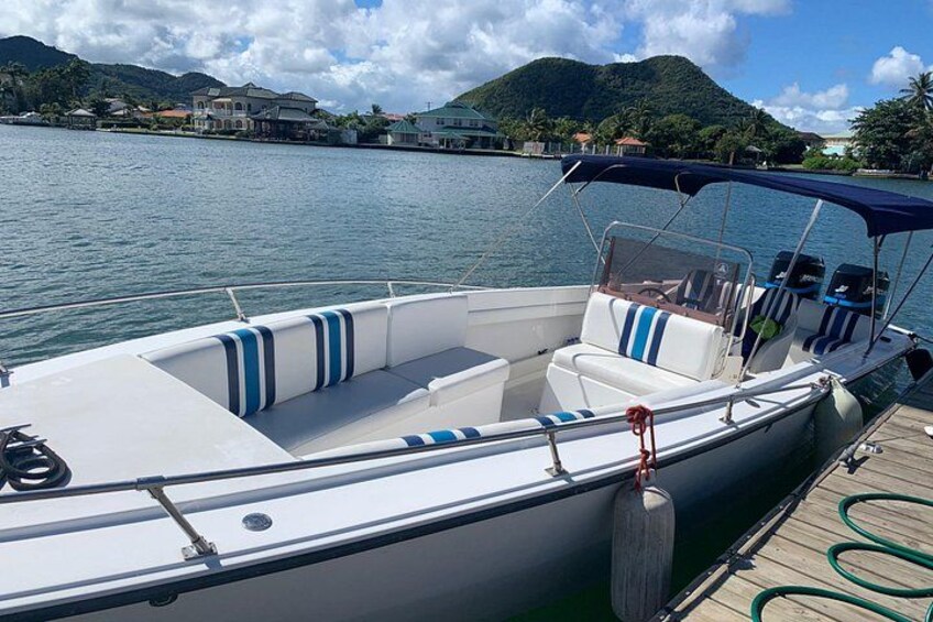 Private All Inclusive Speedboat to Soufriere with Lunch, Mud Bath & Waterfall 1