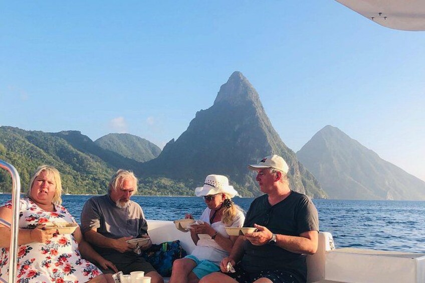 St. Lucia Private Boat Tour, Mud Bath, Waterfall & Beach Time 1