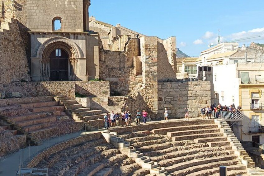 Roman exploration in Cartagena (Spain) walking tour 3