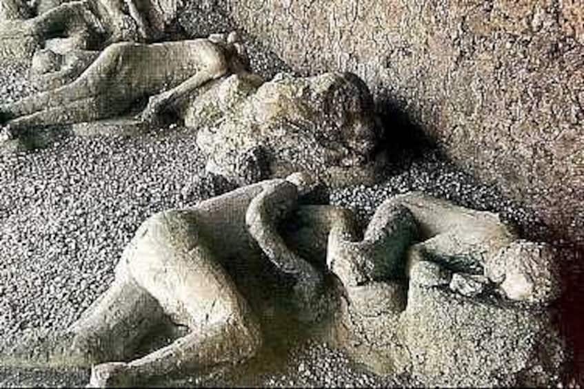 Ancient stone carvings on a wall. 1