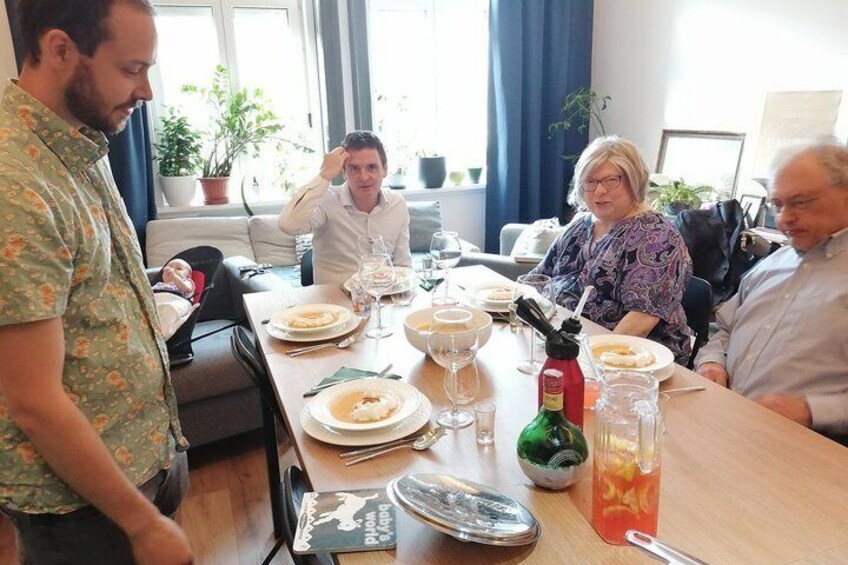 The best Hungarian dinner w/ locals in their home w/ car transfer 5