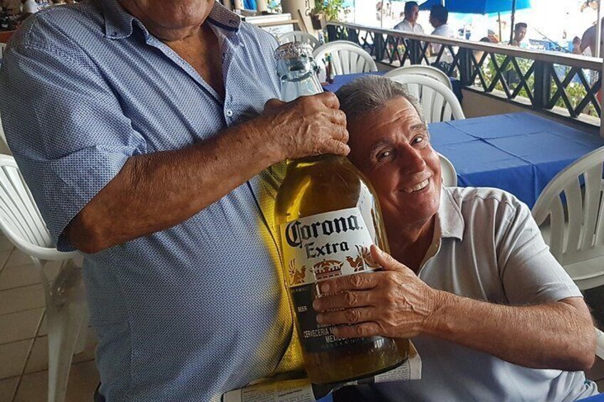 Only drinks or lunch (not included) at the beach restaurant 2