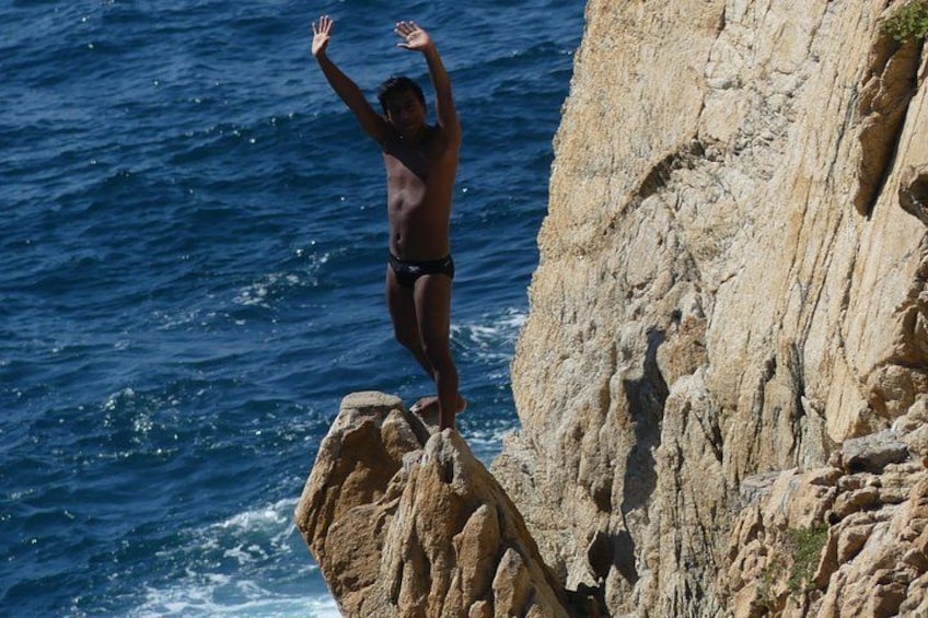 High cliff diver exhibition 2