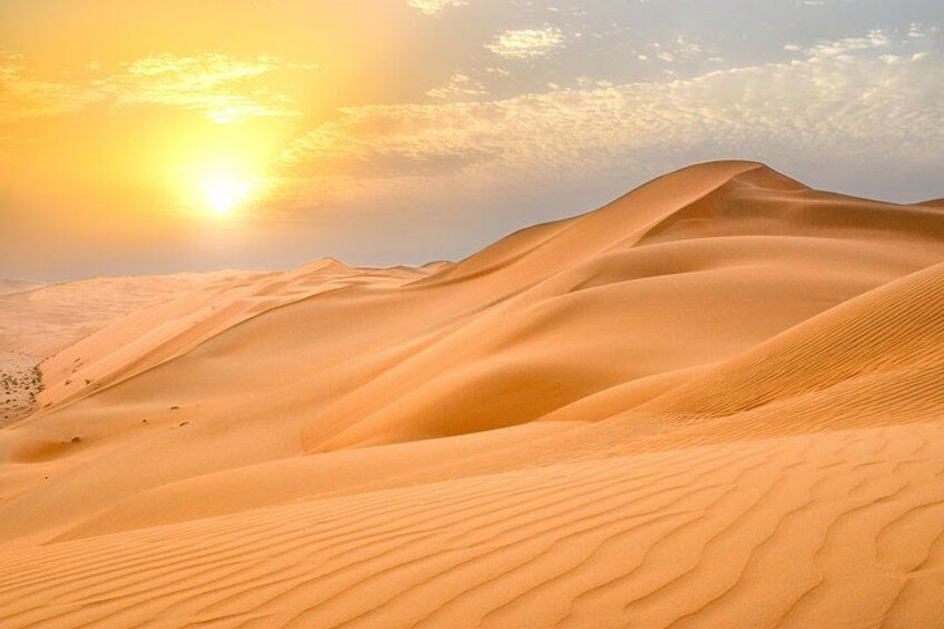 Sun set in the desert 2