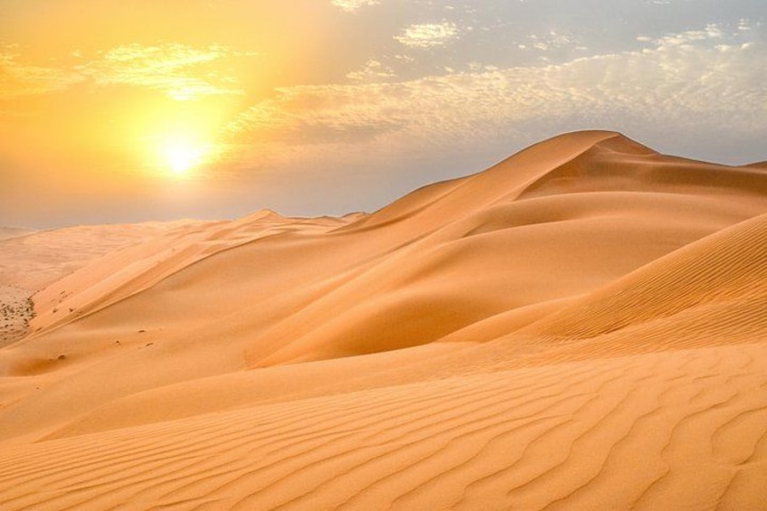 Sun set in the desert 2