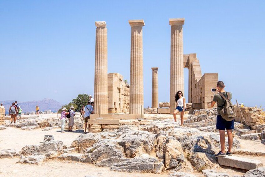 From Rhodes: Easy Morning Transfer to Lindos & 4 Hours Free Time 1