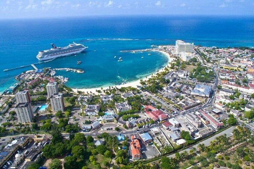 Bird's eye view of Ocho Rios 1