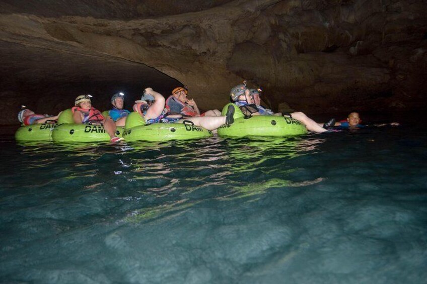 Altun Ha Temple Zip Line Cave Tube 2