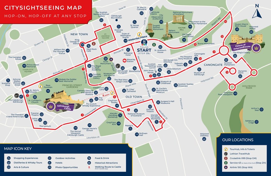 City Sightseeing Edinburgh Hop-On Hop-Off Bus Tour + Kids Go Free Offer 3