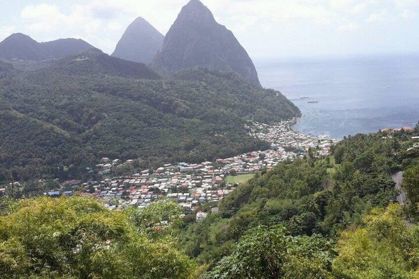 St. Lucia Land Tour to Soufriere