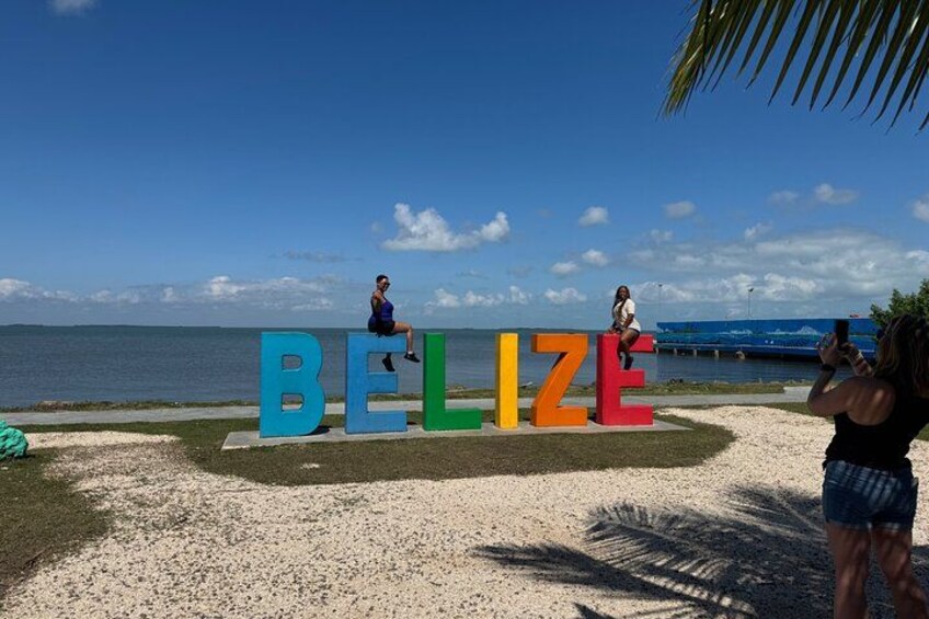 Jungle Zip Line, The Belize sign & Rum Factory from Belize City 2