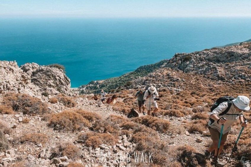 Karpathos Lastos mountain Hike with guide 5
