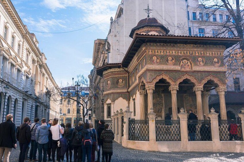 Stavropoleos Monastery in Old Town Bucharest 2