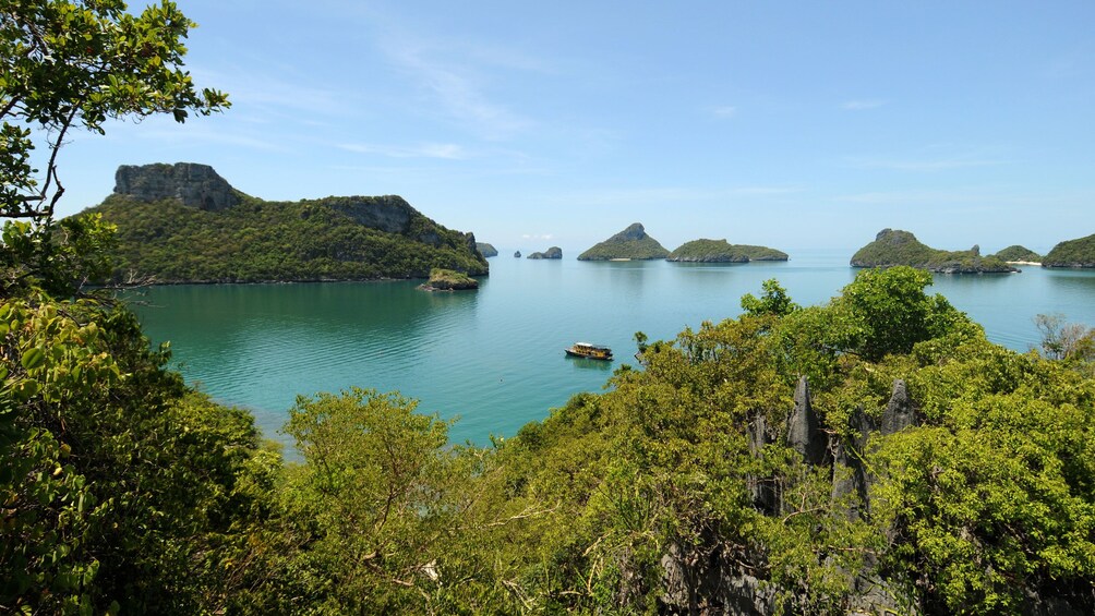 view of ocean and islands in Koh Samui