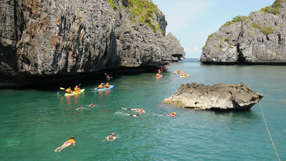 Snorkelers in Koh Samui