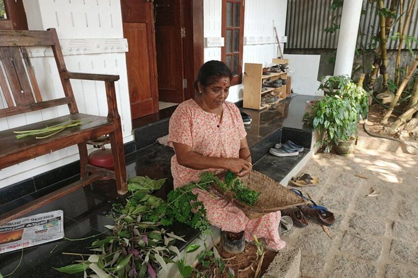 Preparing herbs for ayurveda 4
