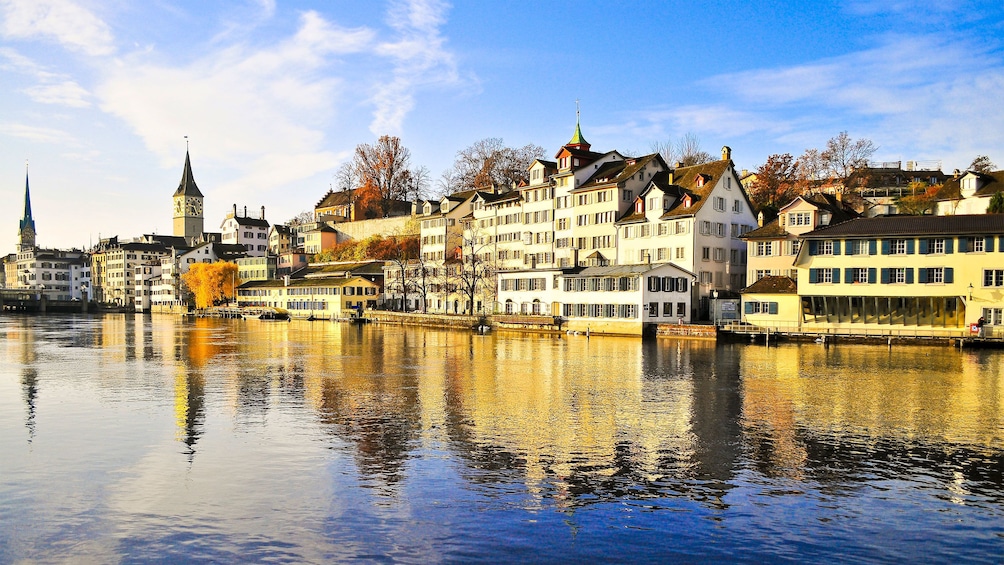 waterfront buildings in zurich