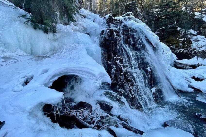 Barbara falls is one of our stops on this tour.