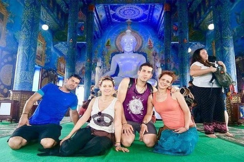 Chiang Mai-Chiang Rai:White-Black-Blue Temple-Golden Triangle-Keren-Boat Trip 4