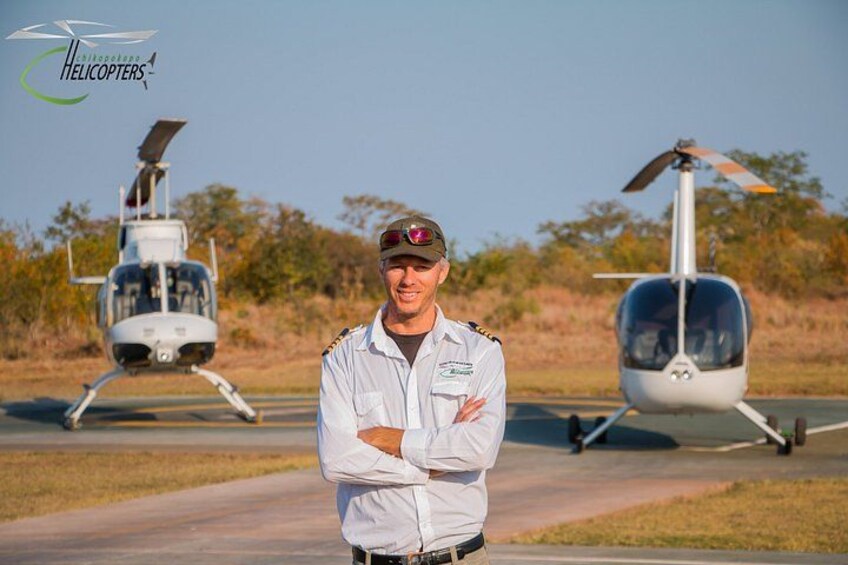 Helicopter Scenic Flight over Victoria Falls 12-13 minutes Flight 2