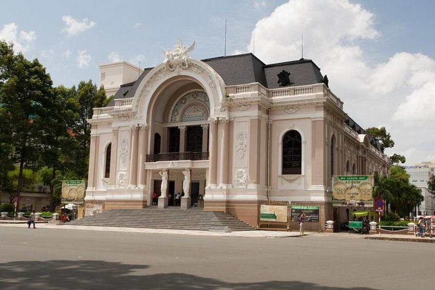 A classical building with a grand entrance, columns, and a detailed facade. 2