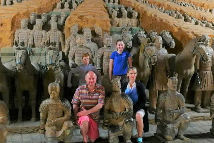 guests in Terra Cotta Warriors museum 5