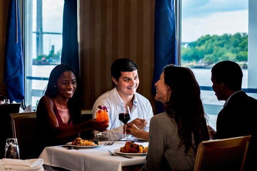 Narrated Harbor Luncheon Riverboat Cruise