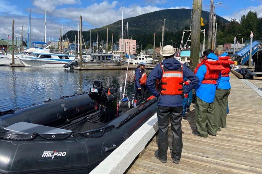 Your Captain will provide a short safety briefing before you climb aboard the Zodiac 4