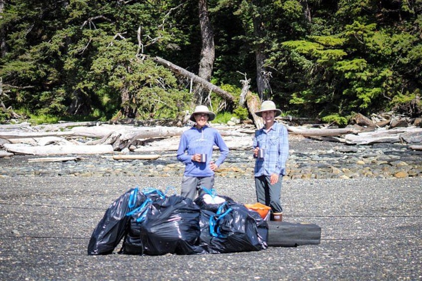 We are inspired by a love for the pristine wilderness and wildness of Alaska, and one of the ways we show our love is by removing marine debris from our beaches and waters throughout the summer 2