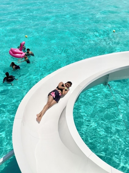 Party Boat with Open Bar, Snorkeling & Isla Mujeres Visit 3