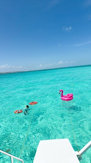 Party Boat with Open Bar, Snorkeling & Isla Mujeres Visit 5