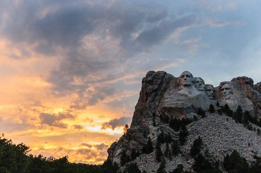 Mount Rushmore at Sunset 3