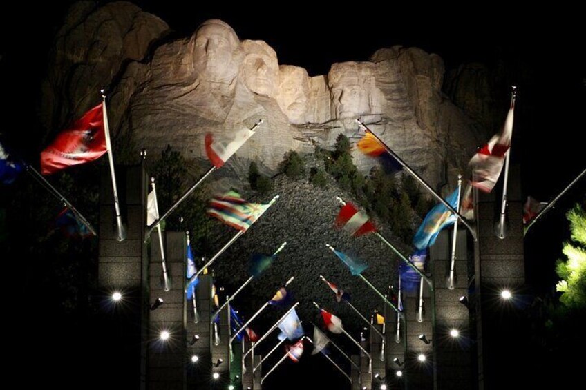 Mount Rushmore Night Ceremony 1