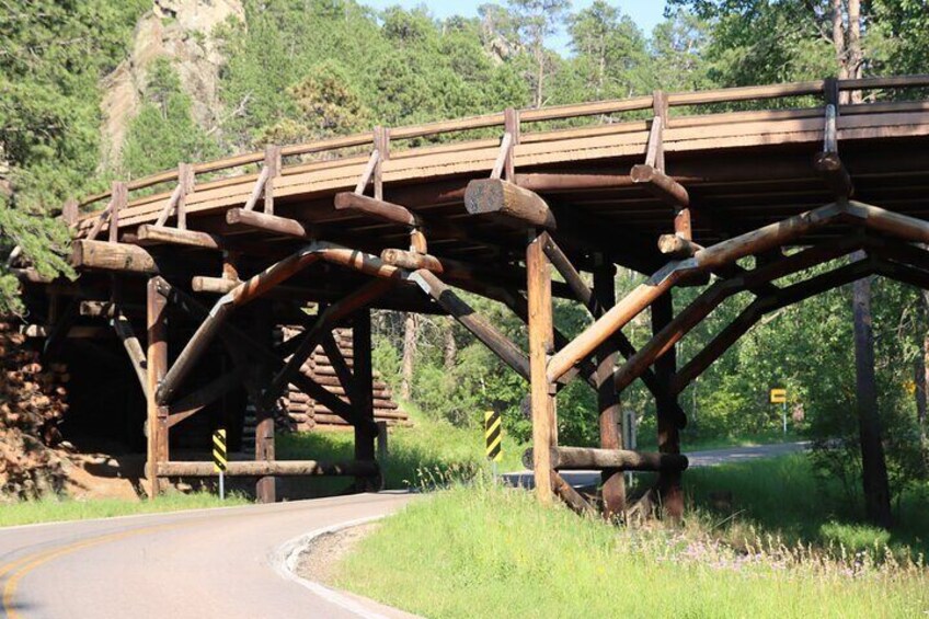 One of three pigtail bridges. 4
