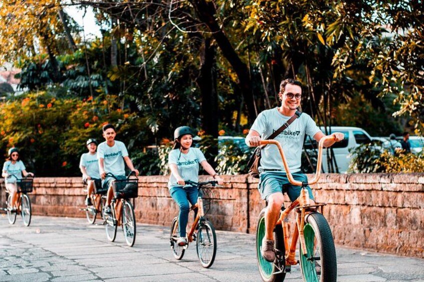 Experience the historic walled city of Intramuros on locally crafted bamboo bikes (Bambike)! 1