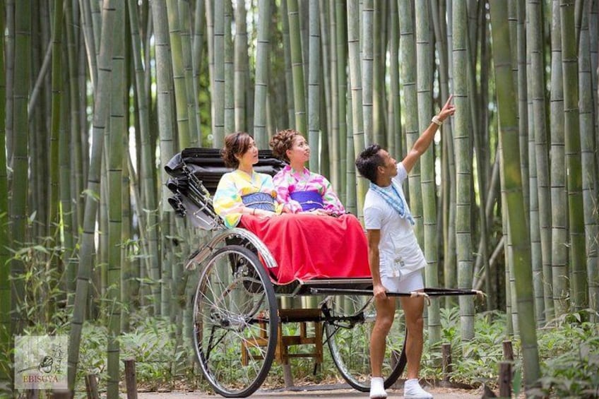 Kyoto Arashiyama Rickshaw Tour with Bamboo Forest 3