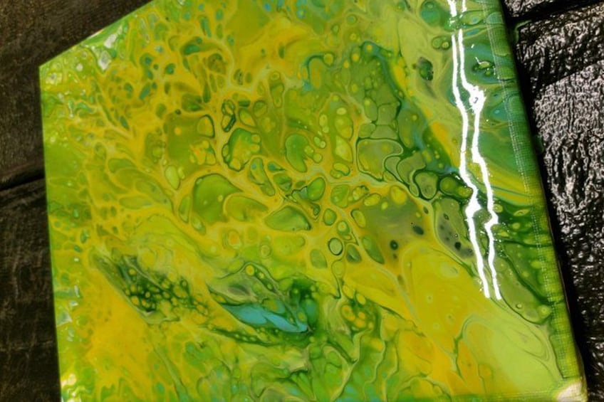 Beautiful green painting 4