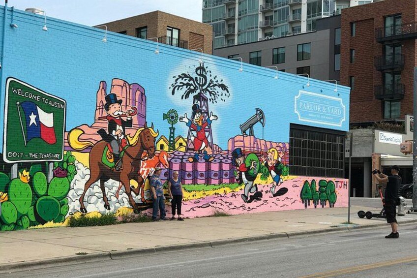 Austin Mural Selfie Tour by Pedicab 4