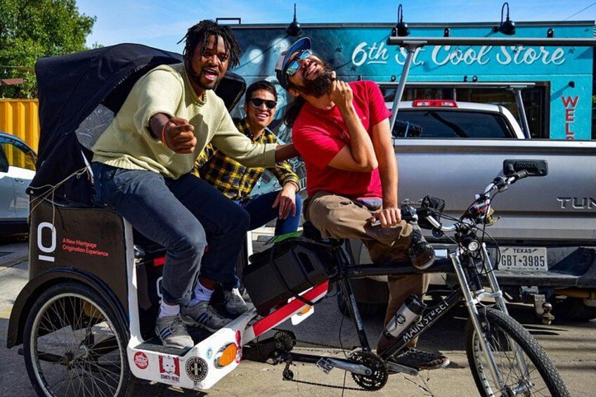 Austin Mural Selfie Tour by Pedicab 5