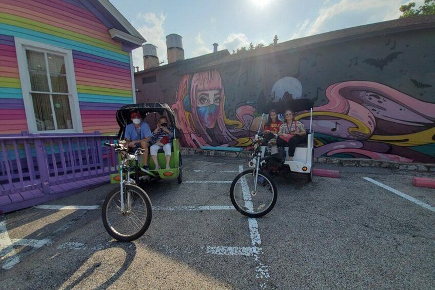 Austin Mural Selfie Tour by Pedicab 3