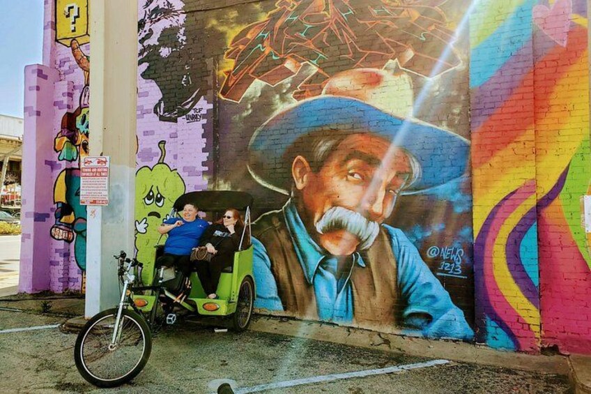 Austin Mural Selfie Tour by Pedicab 4