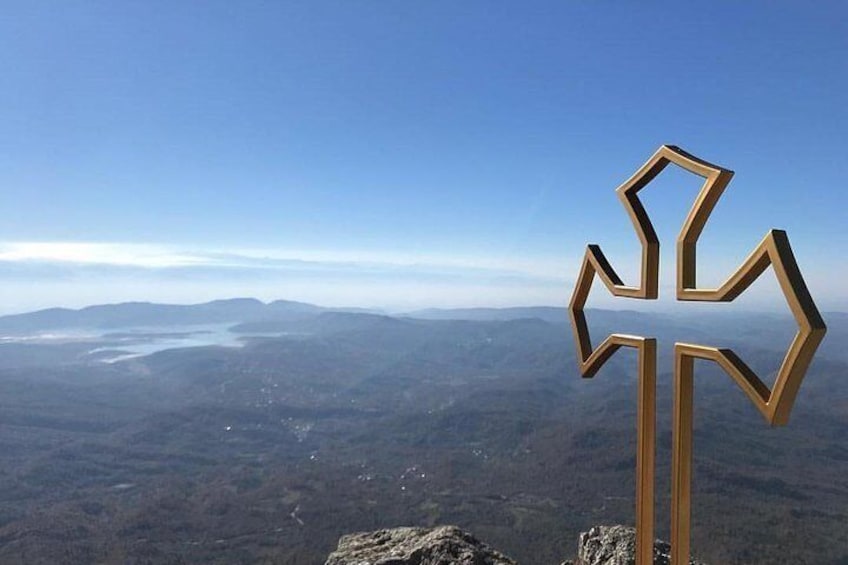 View from Tskhrajvari “Nine crosses” mountain 1