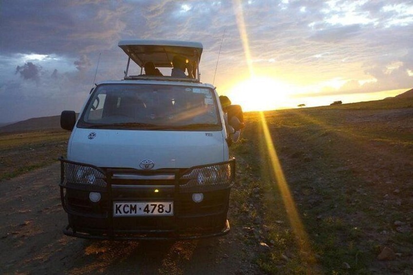 sunset in Masai Mara 4