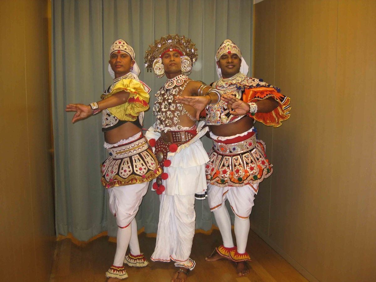 Kandyan top dance dress