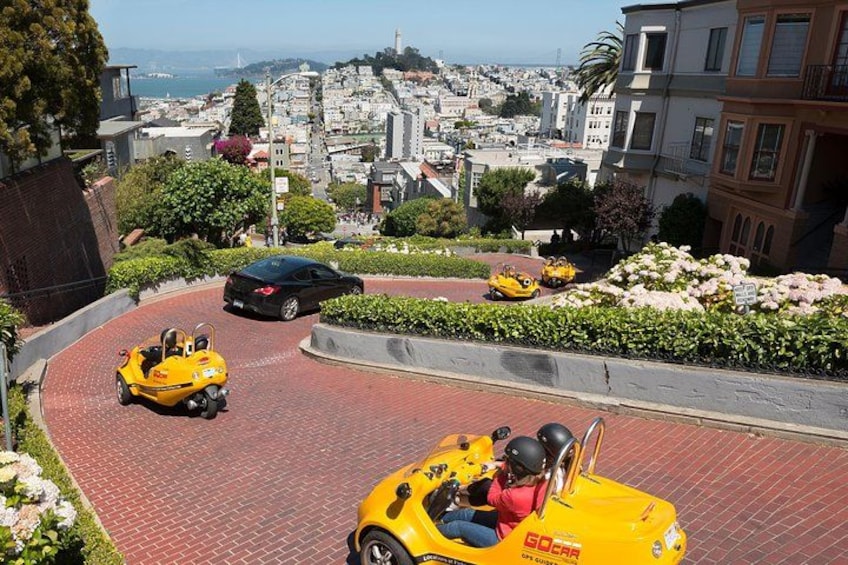 2HR Golden Gate Bridge and Lombard Loop GoCar Tour 2
