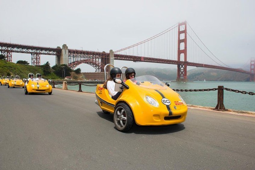 2HR Golden Gate Bridge and Lombard Loop GoCar Tour 1