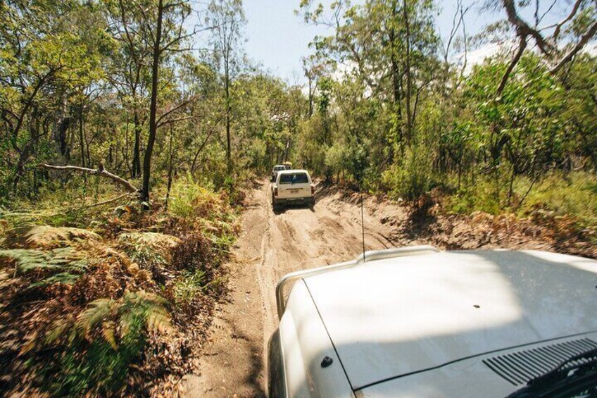 Experience driving a 4WD on the beach and sandy island tracks