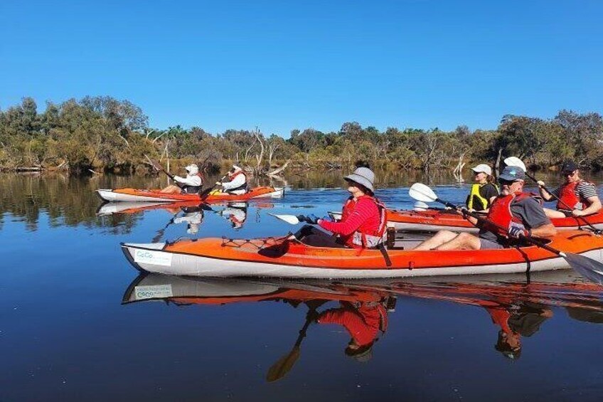 Flat calm waterway, very safe